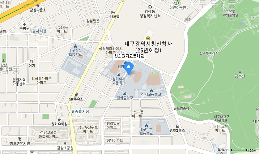 학교 찾아오시는 길 지도